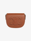 Folco Cuir Triomphe Calfskin Cross Bag Tan - CELINE - BALAAN 2