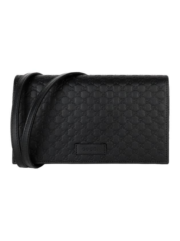 Microssima Strap Wallet Cross Bag Black - GUCCI - BALAAN 2