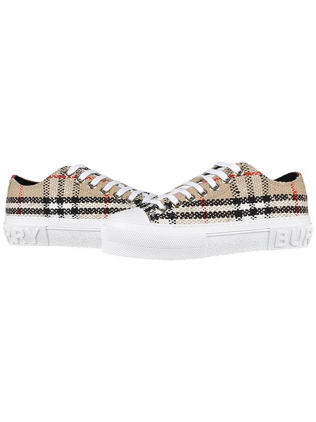 Vintage Check Boucle Low Top Sneakers Beige - BURBERRY - 2