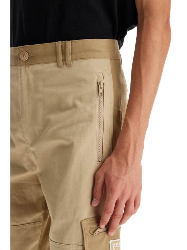 cotton cargo pants for men - KENZO - BALAAN 4