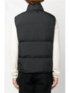 Wappen Patch High Neck Padding Vest Black - STONE ISLAND - BALAAN 4