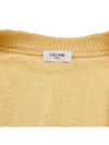 cardigan 2ADII907Z 11JA YELLOW - CELINE - BALAAN 9