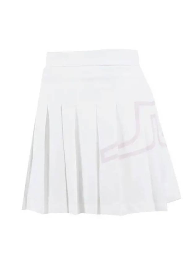 Women's Naomi Golf Pleated Skirt White - J.LINDEBERG - BALAAN 3