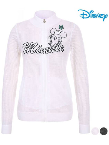 half-neck mesh knit zip-up cardigan DL1LKG008 - DISNEY GOLF - BALAAN 1