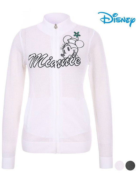 half-neck mesh knit zip-up cardigan DL1LKG008 - DISNEY GOLF - BALAAN 1