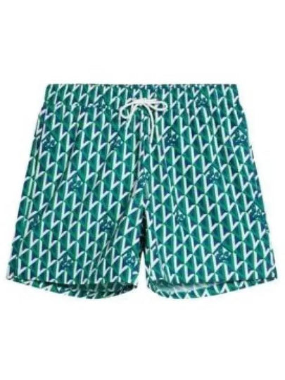 Banks Island Geo Swim Trunk Shorts Green - J.LINDEBERG - BALAAN 2