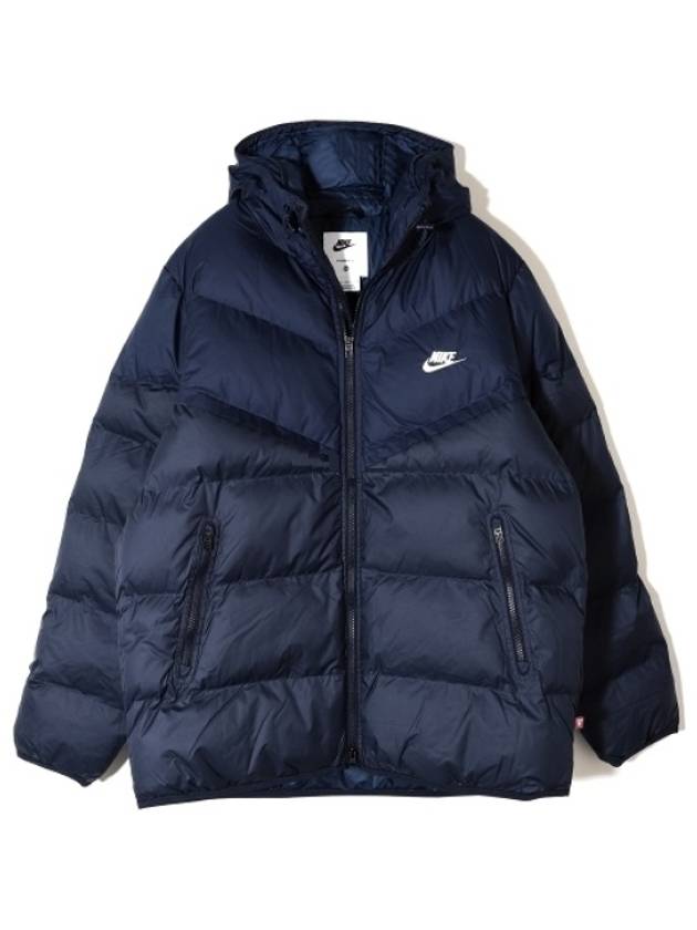 Primaloft Stormfit Windrunner Hooded Puffer Padding Navy - NIKE - BALAAN 2