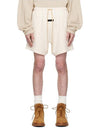 Fear of God Essential Sweatshorts Ivory - FEAR OF GOD ESSENTIALS - BALAAN 4