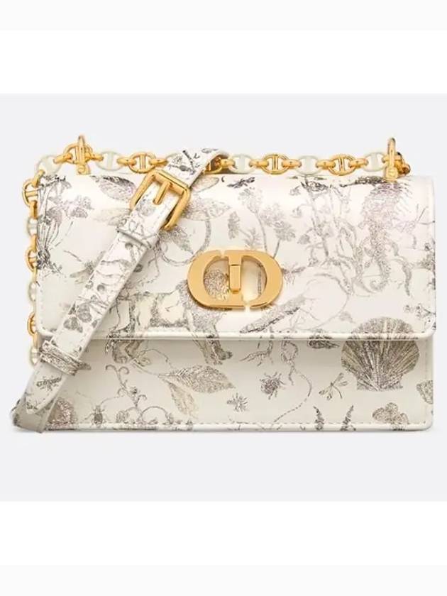 Miss Caro Leather Cross Bag White - DIOR - BALAAN 2