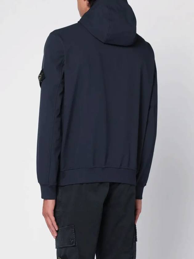 Technology Recycled Polyester Hooded Jacket Navy - STONE ISLAND - BALAAN 4