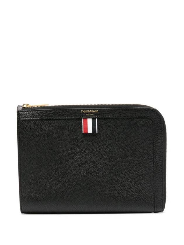 Mini Pebble Leather Gusset Brief Case MAC072AL0090 - THOM BROWNE - BALAAN 1