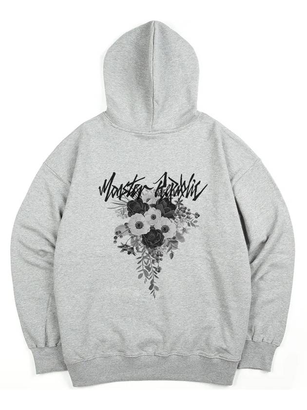 Movement Flower Ash Gray Hoodie Gray - MONSTER REPUBLIC - BALAAN 2