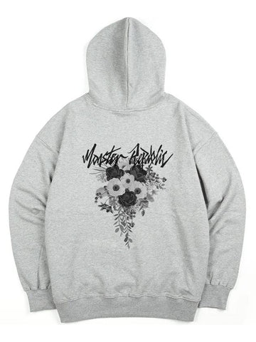 Movement Flower Hoodie Ash Grey Grey - MONSTER REPUBLIC - BALAAN 1