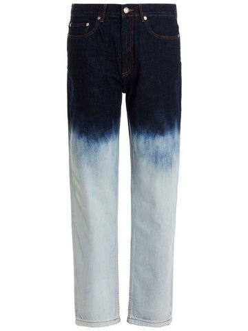 Gradient Bleached Out Denim Jeans Blue - A.P.C. - BALAAN 1