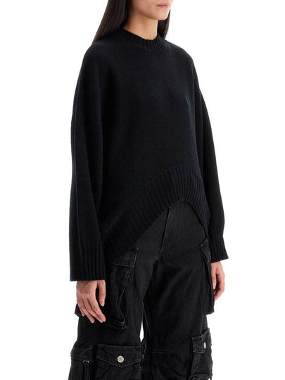 asymmetric wool and cashmere pullover - THE ATTICO - BALAAN 2