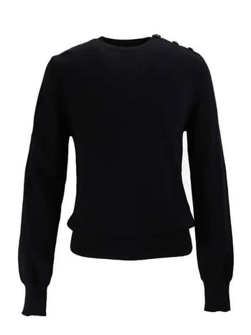 Crewneck men's knit black 210800 007 - HYDROGEN - BALAAN 1