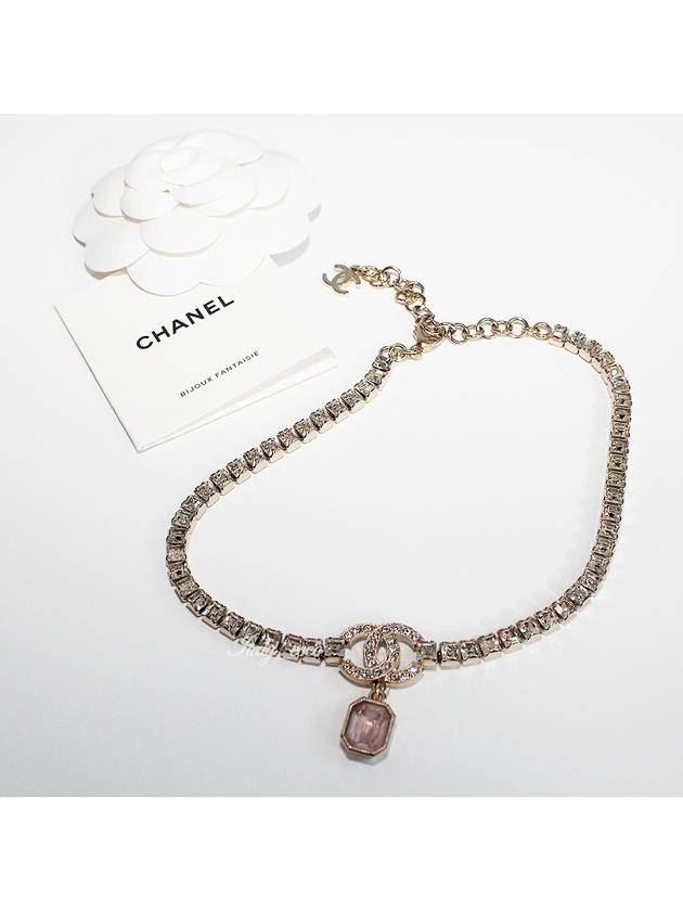 Logo Crystal Choker AB9336 B09078 NK202 - CHANEL - BALAAN 2