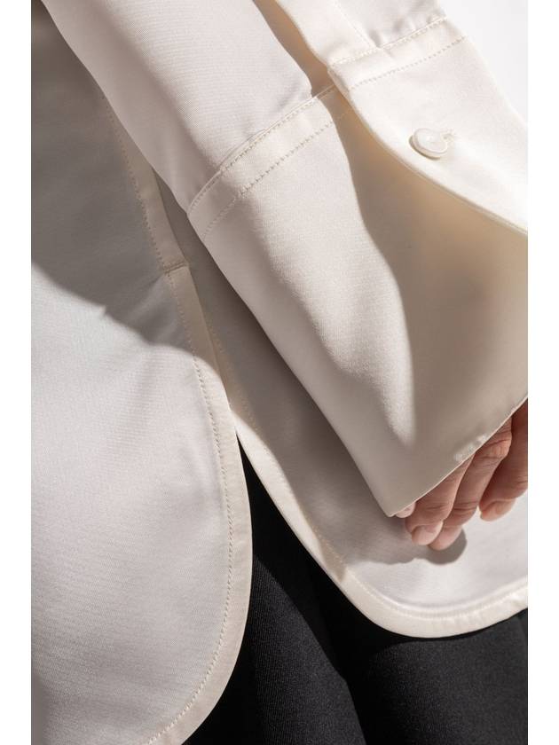 JIL SANDER Long Shirt, Women's, Cream - JIL SANDER - BALAAN 5