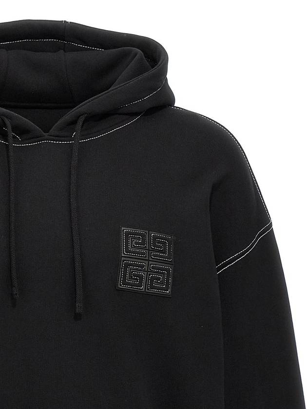 4G Fleece Hood Black - GIVENCHY - BALAAN 4