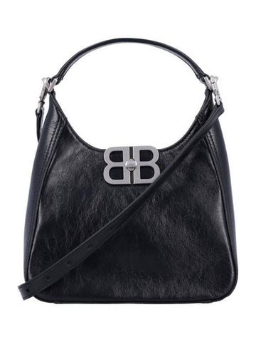 BB Soft Hobo Tote Bag Black - BALENCIAGA - BALAAN 1