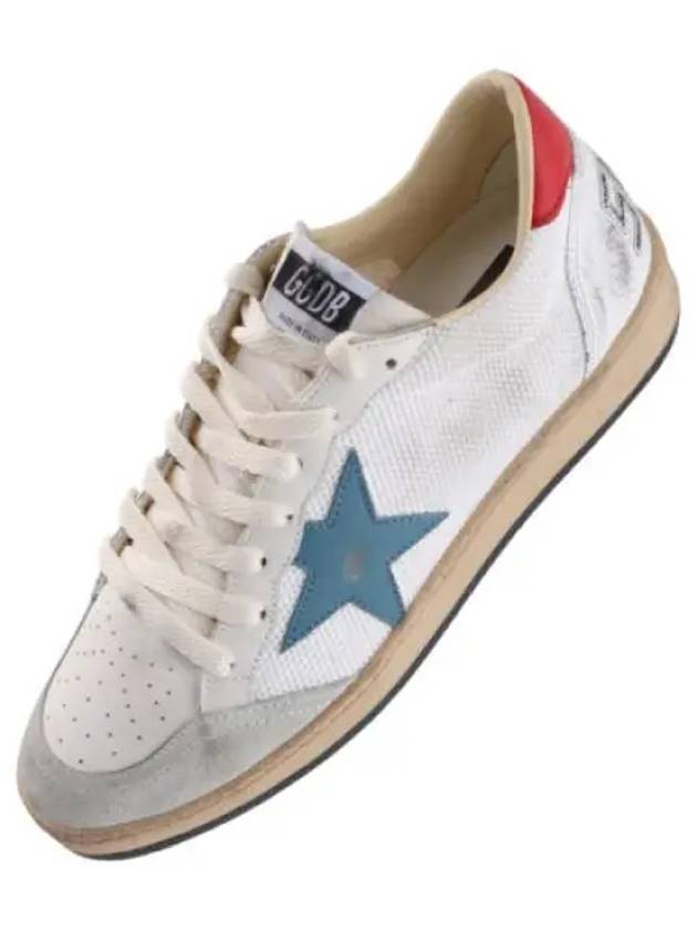 Ballstar sneakers leather star crack heel - GOLDEN GOOSE - BALAAN 1