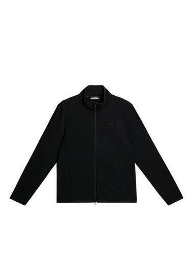 Bruno Mid Layer Zip-Up Jacket Black - J.LINDEBERG - BALAAN 1