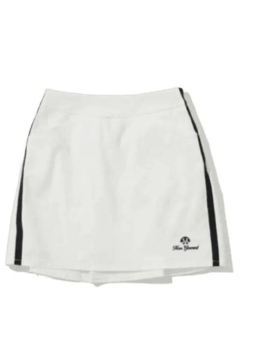 Women's Golf Moment Pleated Skirt White - HORN GARMENT - BALAAN 1