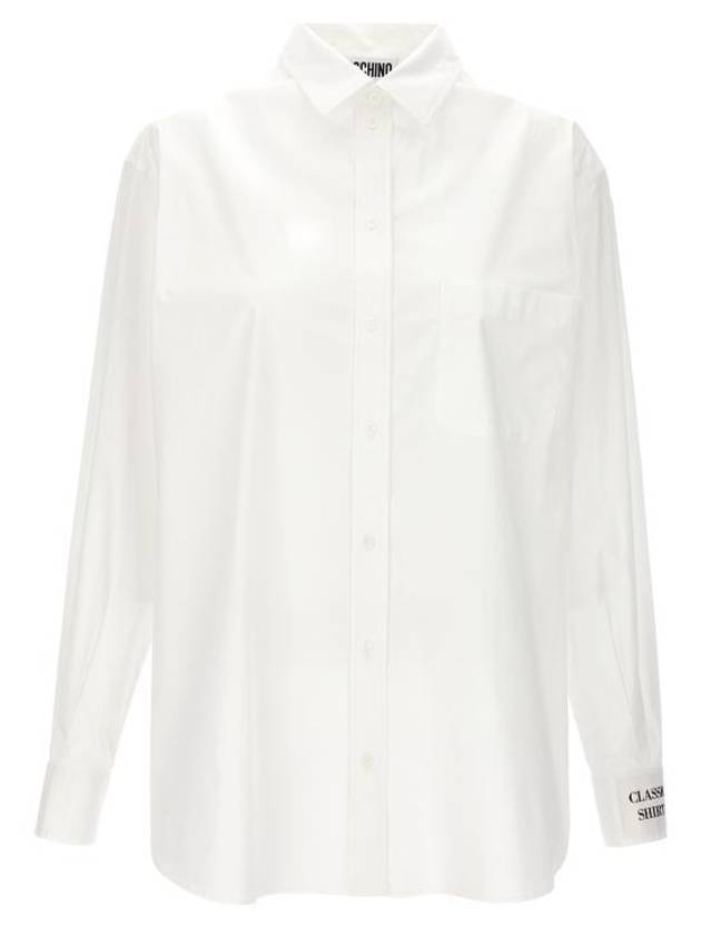 Shirt J020204310001 White - MOSCHINO - BALAAN 1