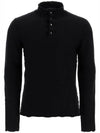 SN Bottega Veneta Black high neck wool fleece pullover sweater 798239 V4JU0 1000 - BOTTEGA VENETA - BALAAN 1