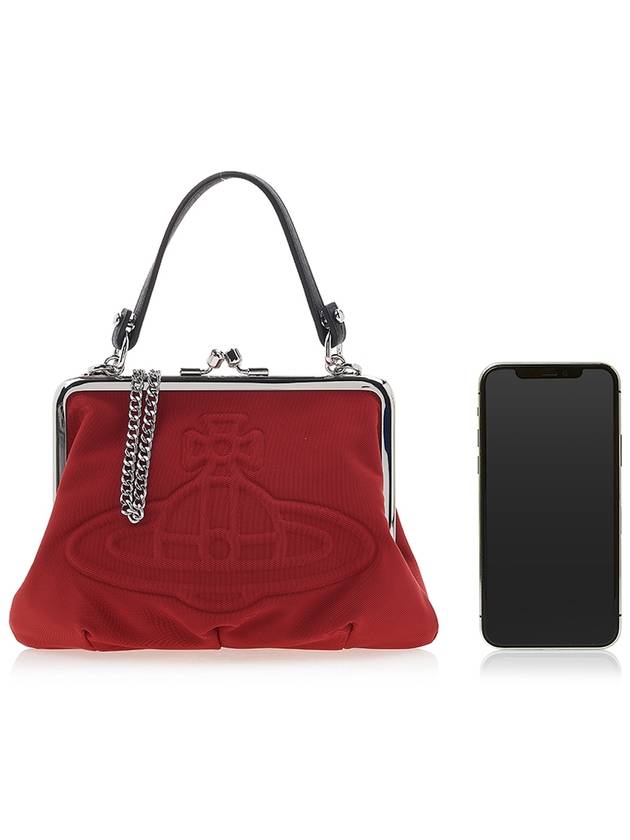 nylon frame tote bag red - VIVIENNE WESTWOOD - BALAAN.