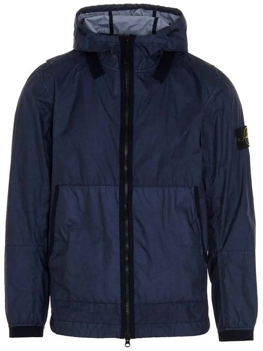 Men's Wappen Membrana Windbreaker Avio Blue - STONE ISLAND - BALAAN 2