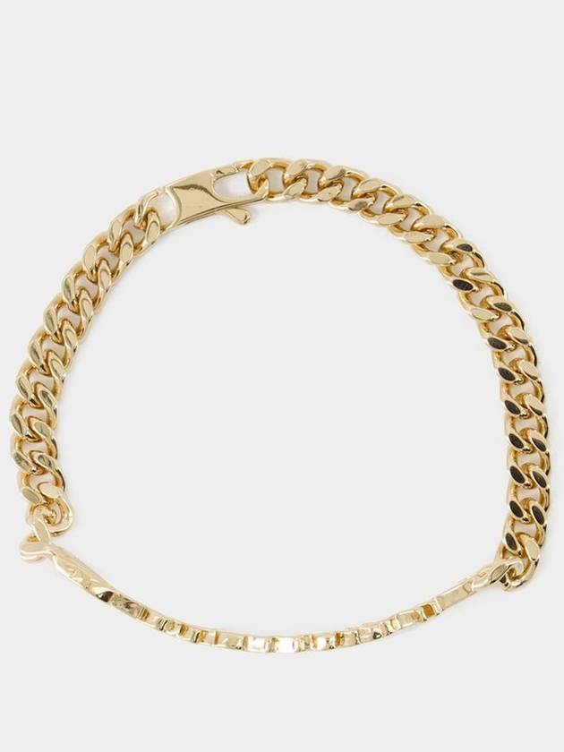 Logo Chain Link Bracelet Gold - JACQUEMUS - BALAAN 3