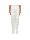 Men's Snap Pocket Cargo Straight Pants White - TEN C - BALAAN 1