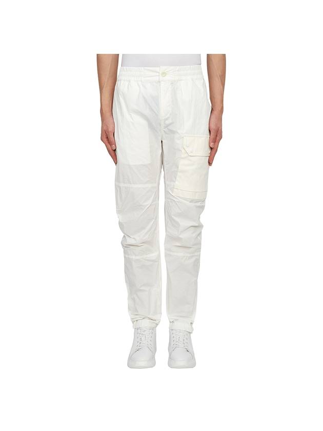 Men's Snap Pocket Cargo Straight Pants White - TEN C - BALAAN 1