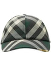 Check pattern ball cap green - BURBERRY - BALAAN 2