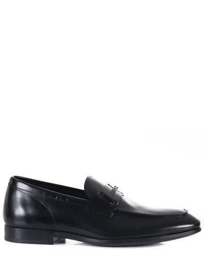 Double T Leather Loafers Black - TOD'S - BALAAN 2