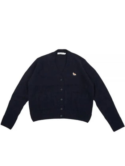 Baby Fox Patch Boxy Cardigan Navy - MAISON KITSUNE - BALAAN 2