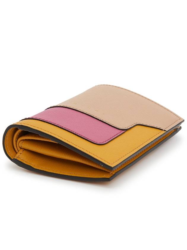 Color Block Leather Wallet PFMOQ14U13LV520 - MARNI - BALAAN 4