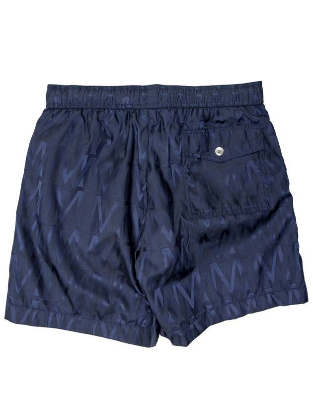 Monogram Jacquard Swim Shorts Blue - MONCLER - BALAAN 3