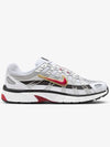 P 6000 Metallic Low Top Sneakers Silver Red - NIKE - BALAAN 4