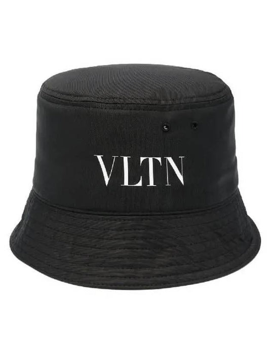 VLTN Nylon Bucket Hat Black - VALENTINO - BALAAN 2