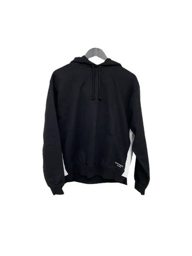 Contrast Tape Hoodie Black - ACNE STUDIOS - BALAAN 1