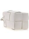 Cassette Intrecciato Mini Bucket Bag White - BOTTEGA VENETA - BALAAN 6