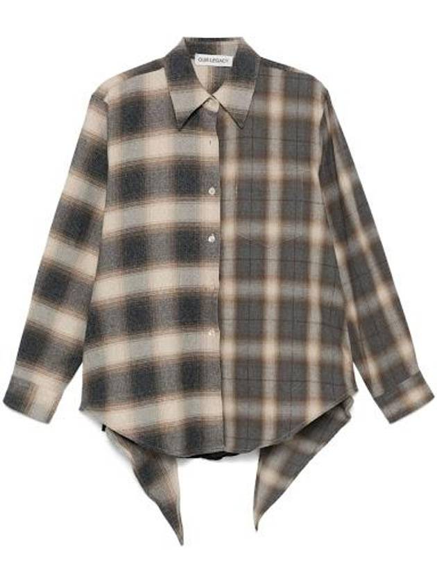 Apron Doyle Check Lagger Flannel Long Sleeve Shirt - OUR LEGACY - BALAAN 2