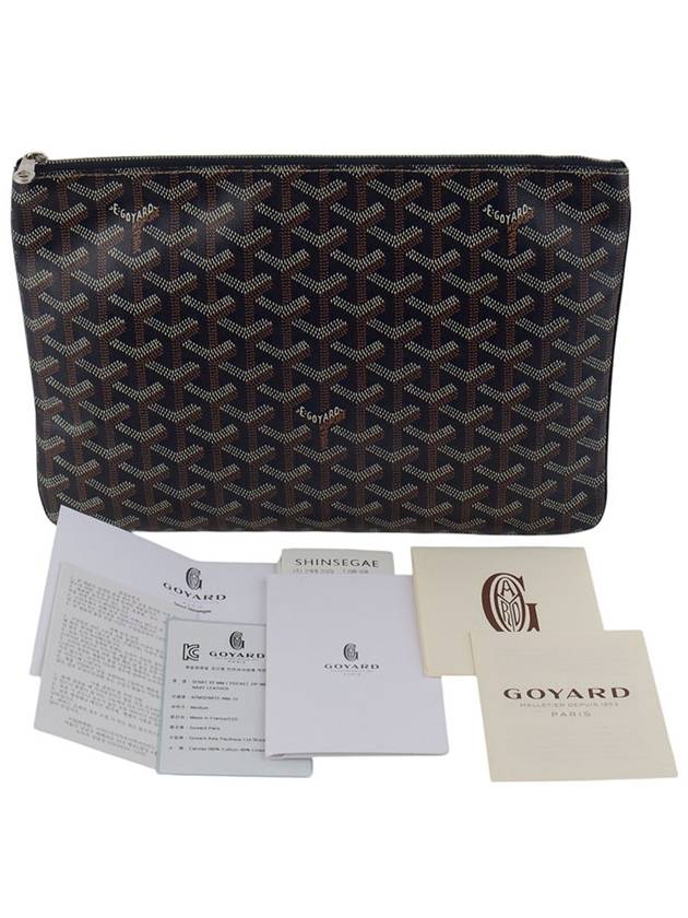 Pochette Senna Clutch MM Navy Department Store Invoice 34308 - GOYARD - BALAAN 8