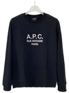 Rufus Embroidery Logo Sweatshirt Black - A.P.C. - BALAAN 2