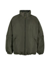 Reversible Down Puffer Short Padded Olive - ACNE STUDIOS - BALAAN 2