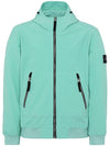 Men's Soft Shell Hooded Jacket Blue - STONE ISLAND - BALAAN 2