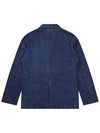 Men's Denim 3 Button Jacket Indigo Blue SWDQPDJK01IB - SOLEW - BALAAN 2