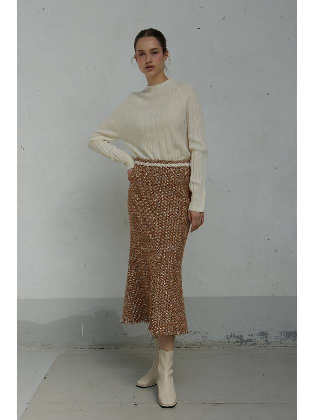 tweed long skirt - LAFEL SORT OF - BALAAN 4